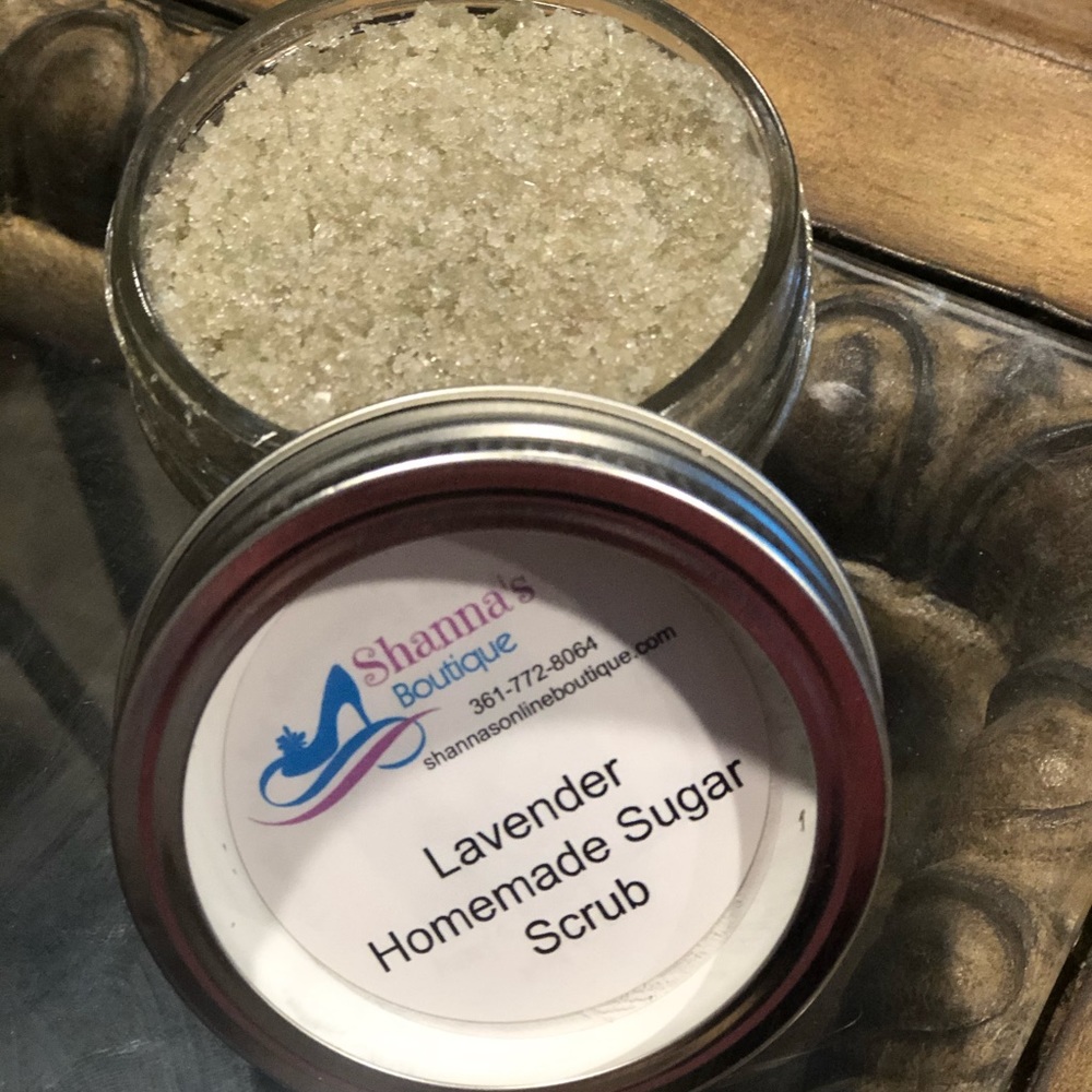 Lavender sugar scrub